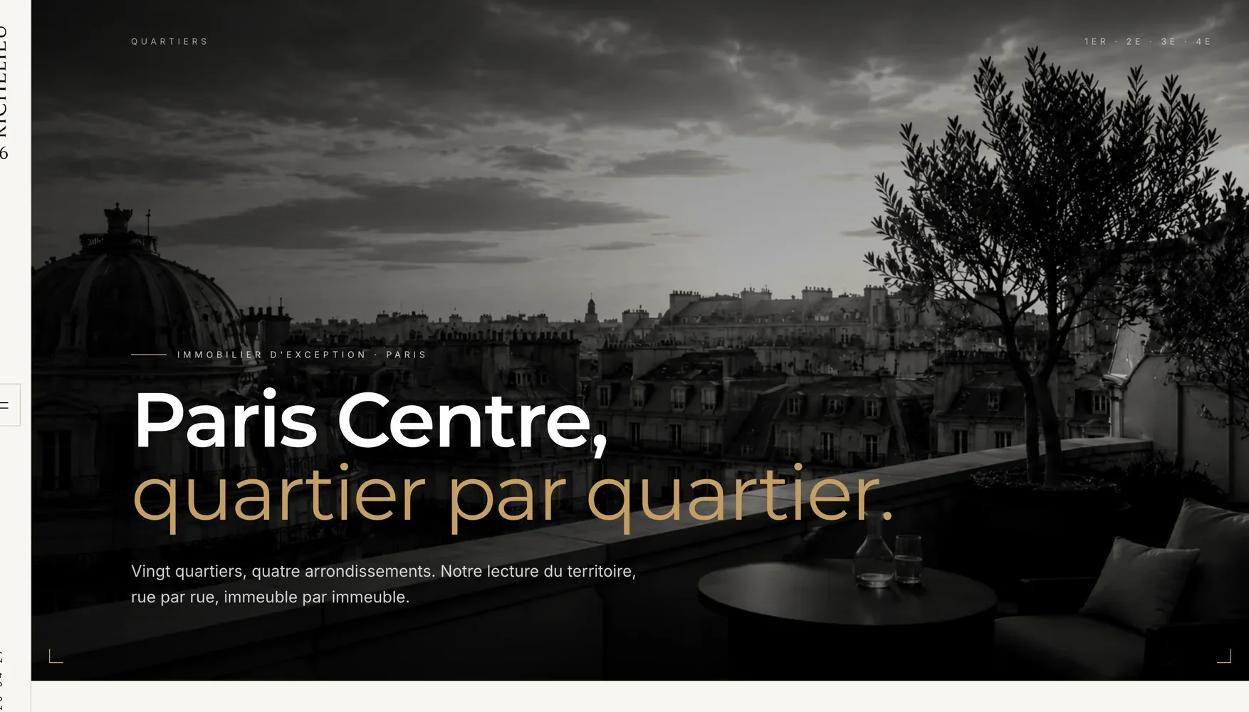 Page des quartiers du site 26 Richelieu